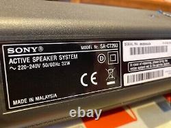 Sony SA-CT260 Sound Bar, subwoofer, remote, optical cable and instructions
