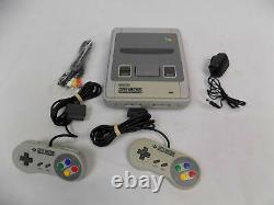Super Nintendo Entertainment System SNES Console + 2x Controllers Bundle Tested