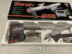 Super Nintendo Entertainment System SNES, Super scope and Boxed Controller