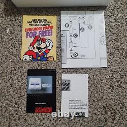 Super Nintendo SNES System Control Set Complete in Box CIB In OEM Plastic