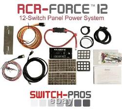 Switch-Pros RCR-Force 12 switch Panel Power System Universal for Jeep & Other