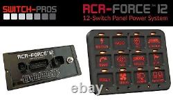 Switch-Pros RCR-Force 12 switch Panel Power System Universal for Jeep & Other