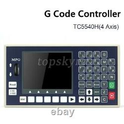 TC5540H 4 Axis CNC Controller System G Code Motion Controller with MPG For CNC tps