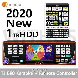 TJ Media B80 Korean Karaoke Machine System 1TB + Keyboard Controller + Song Book