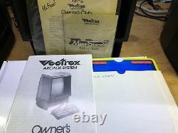 Vectrex Arcade Video Game System Controller 3 Games Mint All Original Box Manual