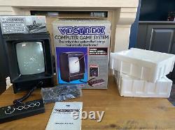 Vectrex Game System With All 18 Original Games And Extra Control Pad