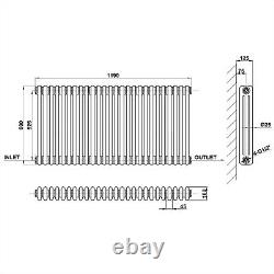Vertical Horizontal Central Heating Radiator Traditional Oval Column Flat Panel