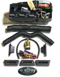 Vintage Air Gen II Compac Heat A/C & Defrost System with Black Streamline Control