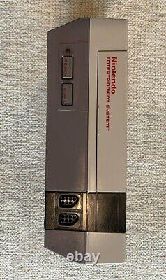 Vtg NES 9 Lot Nintendo Entertainment System Console Games Zapper Control Works