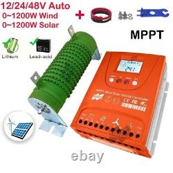 Wind Solar Charge Controller 12V 24V 48V 3000W IP30 MPPT Generator Hybrid System