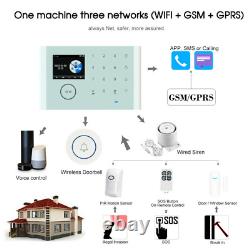 Wireless LCD GSM Autodial SMS Home House Office Security Burglar Intruder Alarm