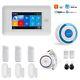 Wireless Security Full Touch Screen Gsm Wifi Smart Home Burglar Alarm System