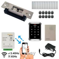 Zemgo Smart WiFi Door Access Control System with App + Electric Strike + Keypad